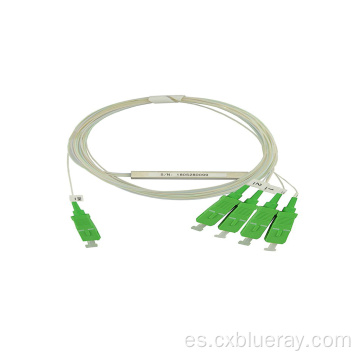 Tubo de acero 1x8 SC/APC Fiber Optic PLC Splitter